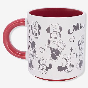 Caneca Grafite Minnie Mouse - 500ml - Zonacriativa -10026955
