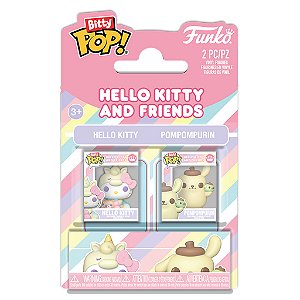 Hello Kitty e Pompompurin Pack2 Funko Bitty Pop Hello Kitty