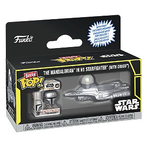 The Mandalorian in N1 Starfighter Funko Bitty Pop Star Wars