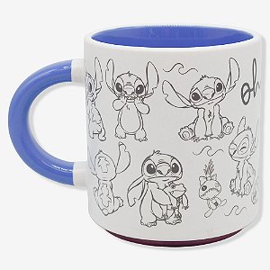 Caneca Grafite Stitch - 500ml - Zonacriativa - 10026967