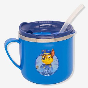 Caneca Flip Infantil Chase Patrulha Canina 250ml - 10026452