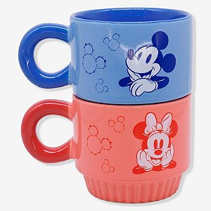 Caneca Joy Mickey e Minnie Disney 350ML - ZC 10026947