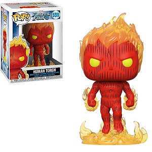 Human Torch 559 Pop Funko O Quarteto Fantástico Marvel