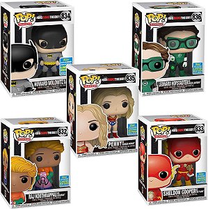 Set Big Bang Theory Exclusivo Pop Funko 832 833 834 835 836