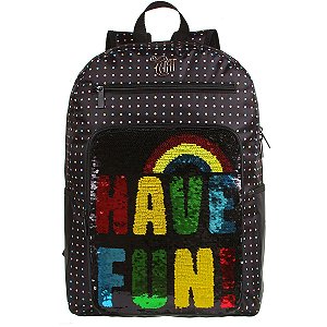 Mochila Dmw Casual  Capricho Lantejoula Have Fun 11866