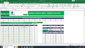 Planilha Lotofácil - Jogos Análise Completa - Excel Avançado