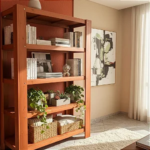 ESTANTE PRATELEIRA 180x120x50 MULTI USO COR IMBUIA PENAFORT