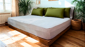 CAMA CASAL QUEEN MONTESSORIANA PENAFORT 158 X 198 X 12