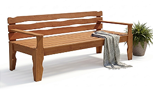 Banco Namoradeira Penafort 180x60x44 Ondulado