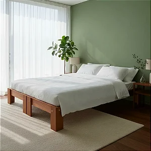 Cama Casal Em Duas Bases Penafort 138 X 188 X 35