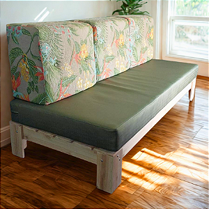 CAMA SOLTEIRO ORIENTAL PENAFORT 78x188x25 SEM PINTURA (CRUA)