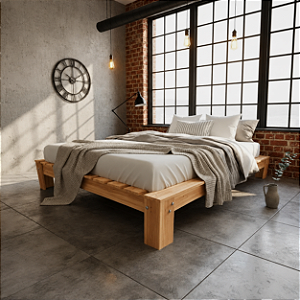 CAMA VIUVA PENAFORT 128X188x40 SEM PINTURA (CRUA)
