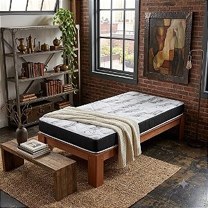 Cama Solteiro Penafort 88X188X40 Cor Imbuía