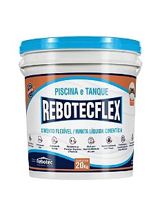 REBOTEC FLEX PISCINA 20 kg CIMENTO FLEXÍVEL / MANTA LÍQUIDA