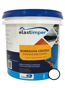 ELASTIMPER BORRACHA LÍQUIDA 3,6 KG COR BRANCA