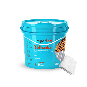 Impermeabilizante Imperlast Telhado 10Kg + 10 Metro Manta Bidim