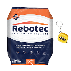 Rebotec Impermeabilizante pacote 10 Kg + brinde. Promoção!