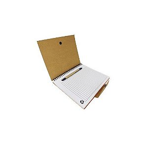 Bloco de Anotações Ecológico com Caneta Reciclada