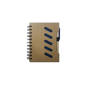 Bloco de Anotações Ecológico com Caneta Reciclada