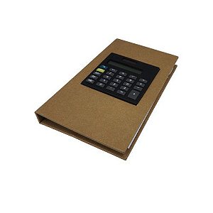 Bloco de Anotações Ecológico com Calculadora Solar