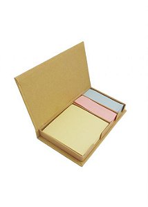 Bloco de Anotações Ecológico com Post-it