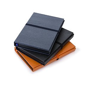 Bloco de Anotações Ecológico com Caneta Reciclada, Régua e Pos-it