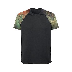 Camiseta Dry Fit Vista Rock Raglan Nebulosa