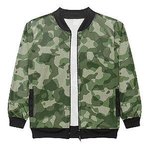 Jaqueta Bomber Vista Rock Camuflado Verde