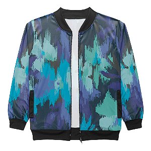 Jaqueta Bomber Vista Rock Estampa Floral