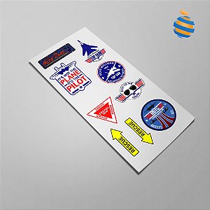 Top Gun Sticker Set - Decals 1