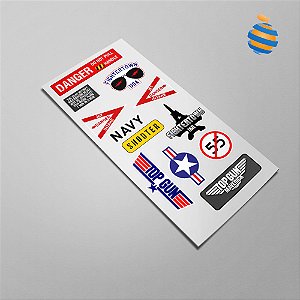 Top Gun Sticker Set - Decals 2