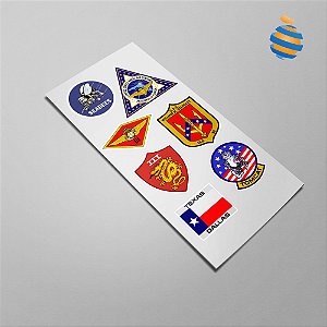 Top Gun Sticker Set - Patches 1