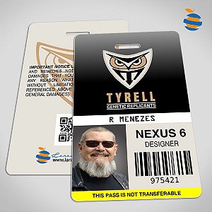 Blade Runner TYRELL Corporation Nexus 6 Designer Id - Custom