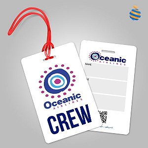 LOST Oceanic Airlines Crew Tag