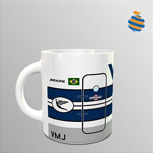 Aviação VARIG Brazilian Airlines Jet Mug