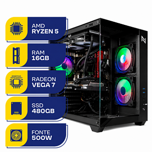 Computador Gamer AMD Ryzen 5600GT 16Gb SSD 480Gb