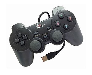 Controle Paralelo Com Fio PS1 Novo - Meu Game Favorito