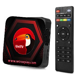 Conversor Smart TV Box Uni TV mesmo sistema da HTV