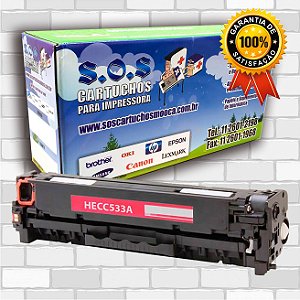 TONER COMPATÍVEL COM HP CF383/CE413/CC533 MAGENTA (100% NOVO)
