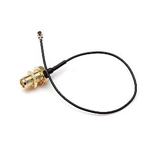 Cabo Pigtail U.FL IPX com conector SMA Macho 15cm