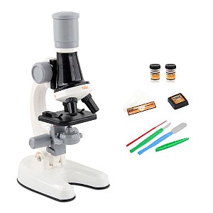 Microscópio Educacional 100x-1200x - Branco