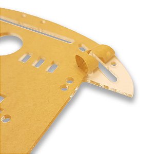 Chassi para Montagem de Carro Robô de 4 Rodas