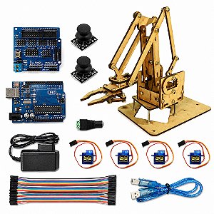 Kit Braço Robótico com Joystick - 41 Peças
