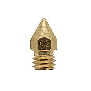 Bico para Hotend MK8 Impressora 3D - Nozzle - 0.2mm