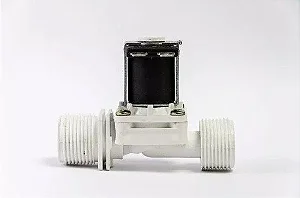 Válvula Solenoide de Entrada de Água - 180° 3/4" x 3/4" 220V - Nascimetal
