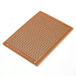 Placa Fenolite Perfurada 7x5cm
