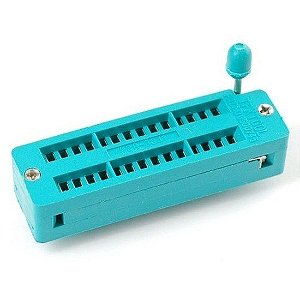 Soquete ZIF 28 Pinos para Atmega328p-PU