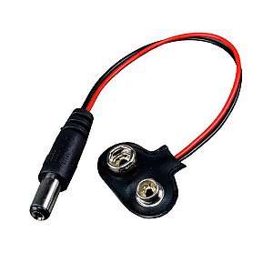 Adaptador de Bateria 9v com Plug P4