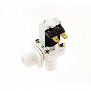 Válvula Solenoide de Entrada de Água - 90° 1/2" x 1/2" 220V - Nascimetal