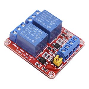 Módulo Relé 2 Canais 12V 10A com Borne KRE
